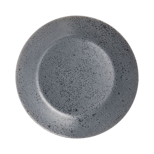Assiette plate noire 25 cm Slate