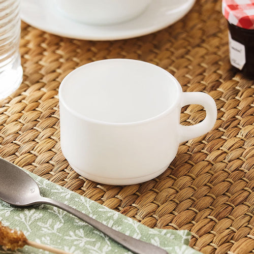 Tasse blanche 14 cl Empilable - 2