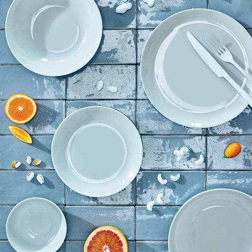 Assiette creuse 20 cm Diwali Paradise Blue
