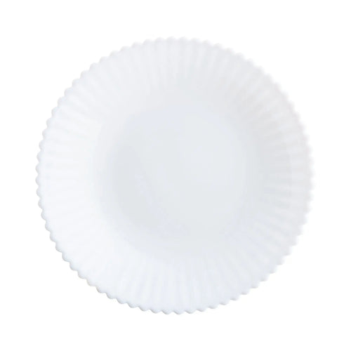 Assiette creuse blanche 20 cm Bloom