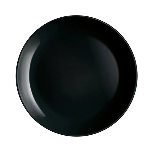 Assiette noire 25 cm Diwali