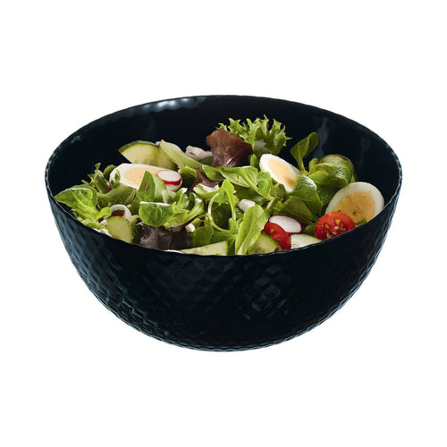 Saladier noir 24 cm Pampille