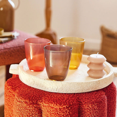 Verre orange 31 cl Concepto Stripy