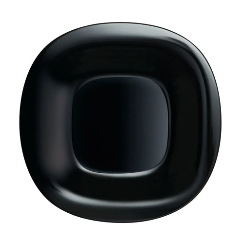 Assiette noire 27 cm Carine