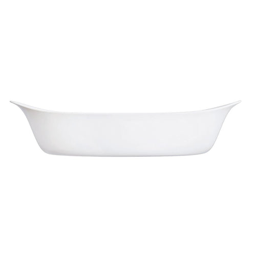 Plat de cuisson blanc 38,1 x 24 cm Smart Cuisine Carine