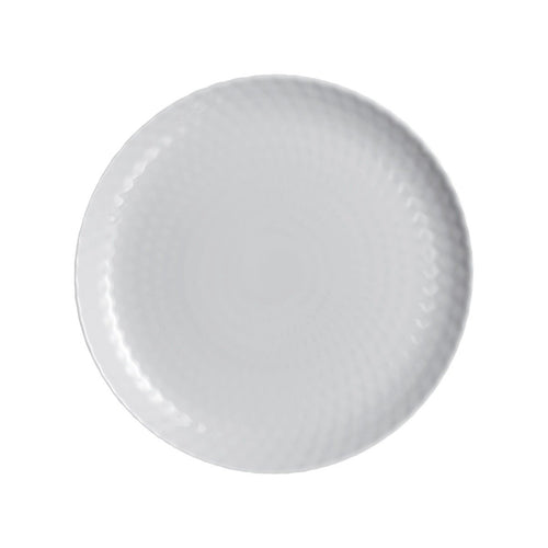 Assiette plate grise 25 cm Pampille