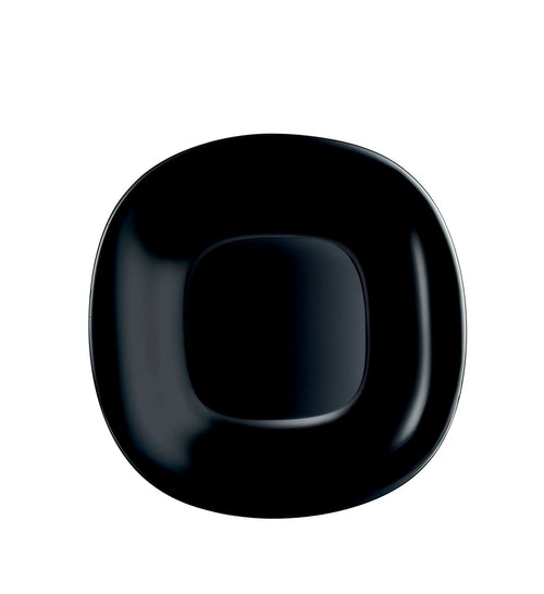 Assiette noire 19 cm Carine