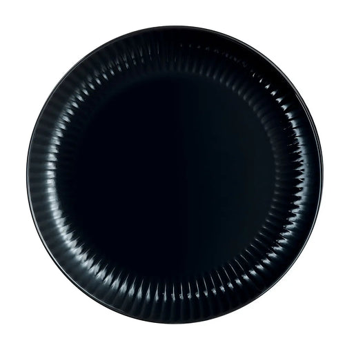 Assiette plate 25 cm Cottage Noir