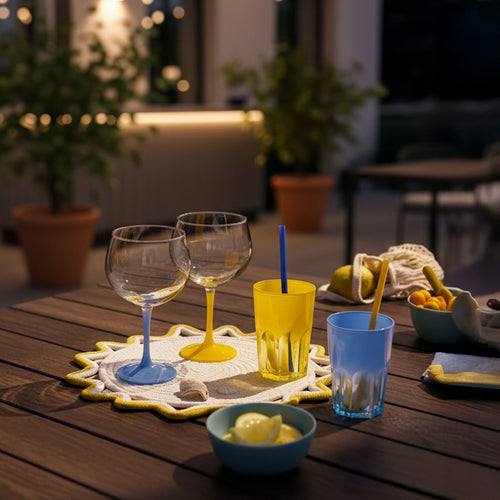 Verre à cocktail 70 cl bleu Summer Pop