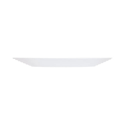 Assiette plate blanche 25 cm Harena