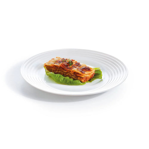 Assiette plate blanche 25 cm Harena - 2
