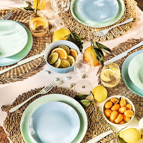 Assiette à dessert 19 cm Diwali Paradise Blue
