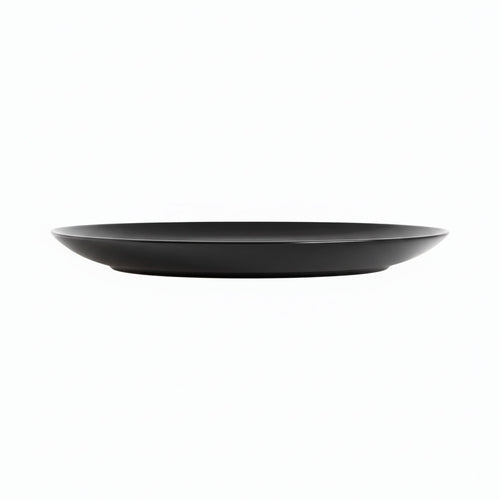 Assiette plate noire 25 cm Apy
