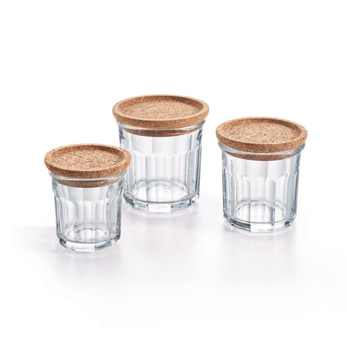Lot de 3 pots à épices Storing Box Cork - 42 + 32 + 18 cl