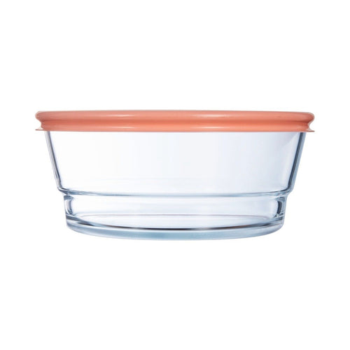 Coupelle 110 cl Eat & Joy avec couvercle orange