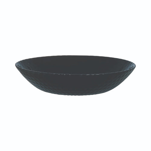 Assiette creuse noire 20 cm Pampille - 2