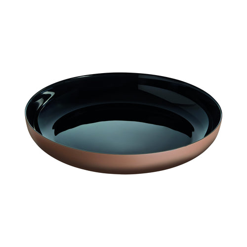 Assiette plate couleur noisette 25 cm Moka Délice