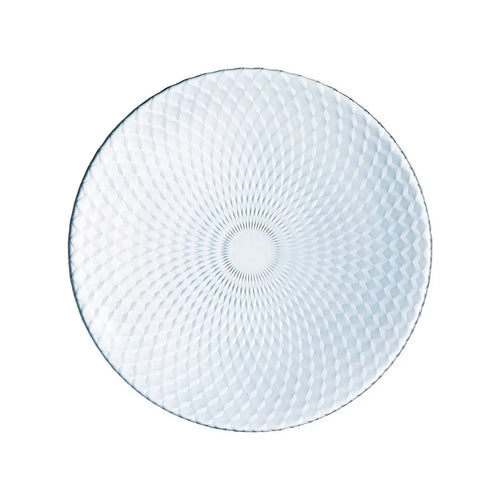 Assiette plate en verre 25 cm Pampille
