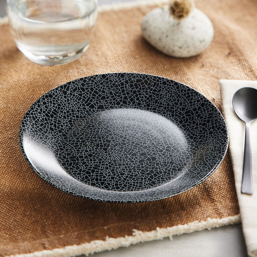 Assiette à dessert noire 18 cm Zoe - 2
