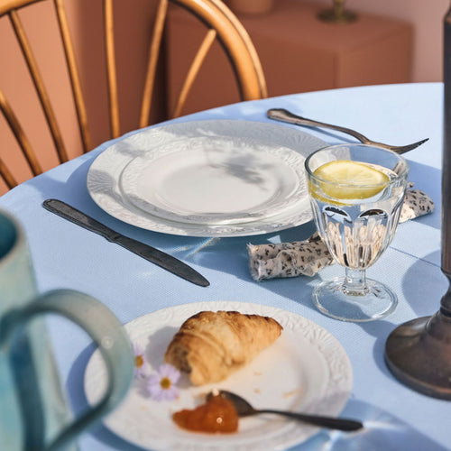 Assiette plate blanche 25 cm Danbury