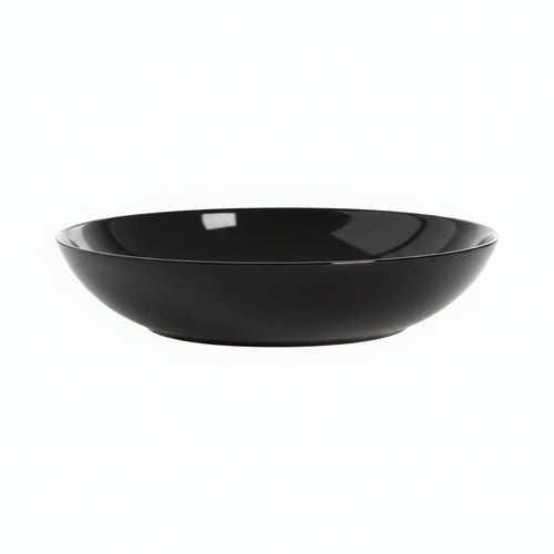 Assiette creuse noire 20 cm Apy - 2