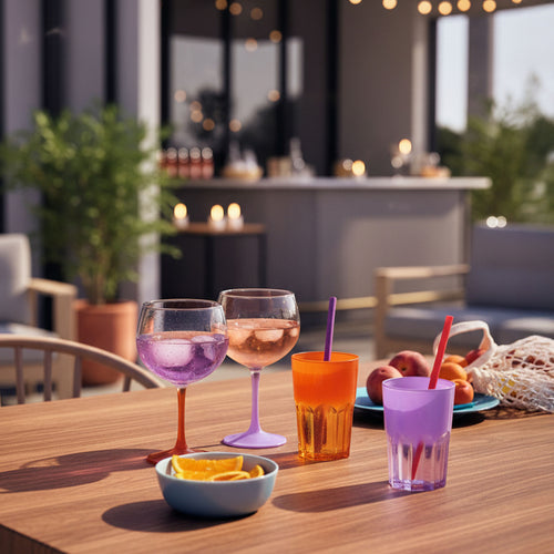Verre 40 cl orange Summer Pop - 2