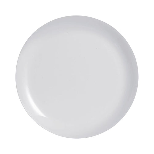 Assiette grise 27 cm Carine