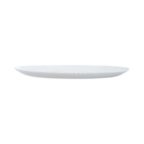 Assiette plate blanche 25 cm Bloom