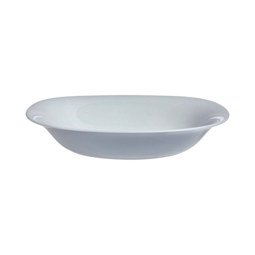Assiette creuse grise 21 cm Carine