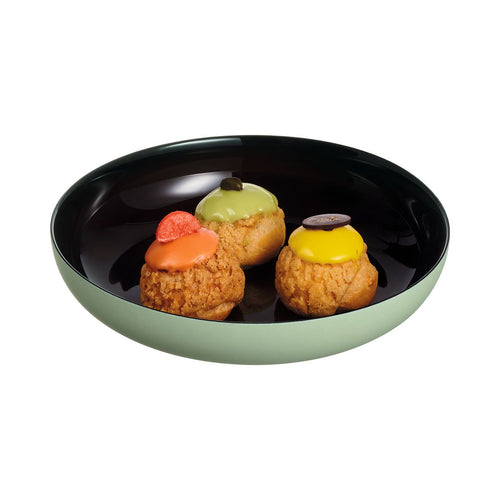 Assiette verte 21 cm Vicky