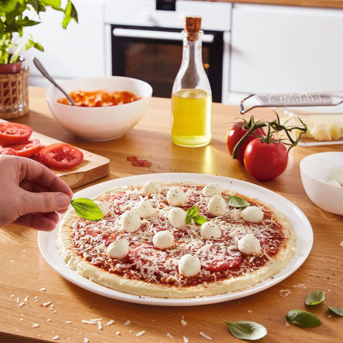 Assiette à pizza blanche 32,3 cm Friend