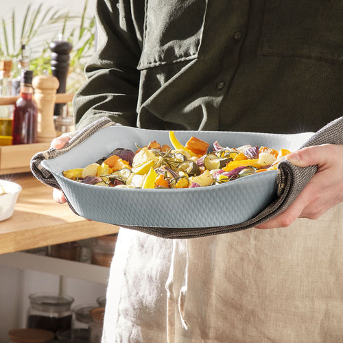 Plat rectangulaire 30x22 Smart Cuisine Wavy Granit - 2
