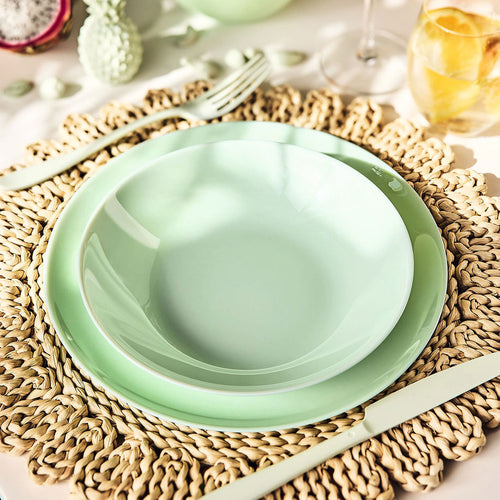 Assiette creuse 20 cm Diwali Paradise Green - 2