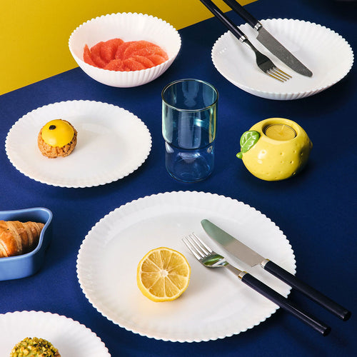 Assiette creuse blanche 20 cm Bloom - 2