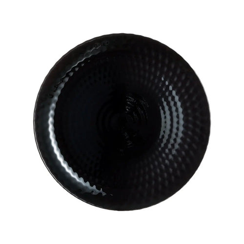 Assiette plate noire 25 cm Pampille