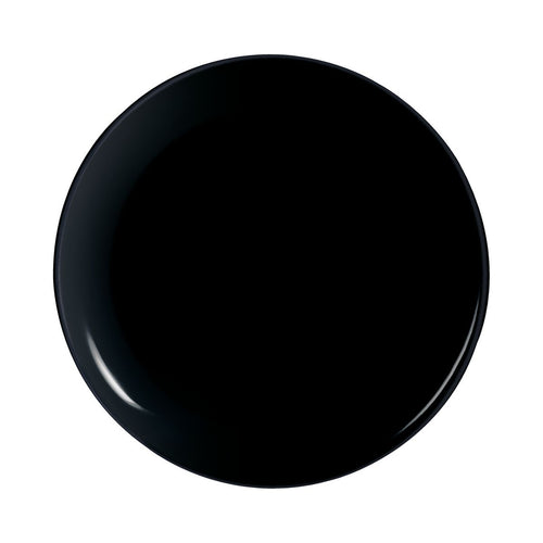 Assiette à pizza noire 32 cm Friend