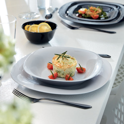 Assiette grise 27 cm Carine - 2