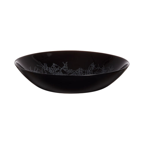 Assiette creuse noire 20 cm Zoe