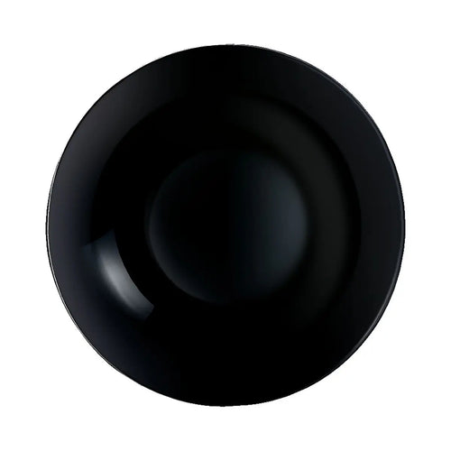 Assiette creuse noire 20 cm Diwali